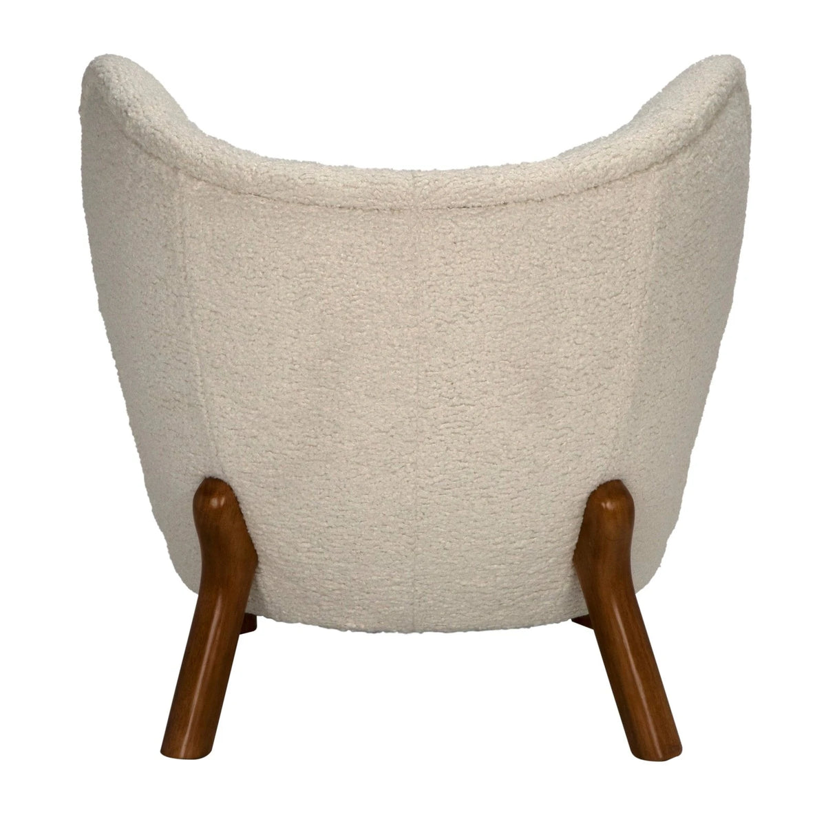 Noir Boggio Performance Fabric Armless Chair