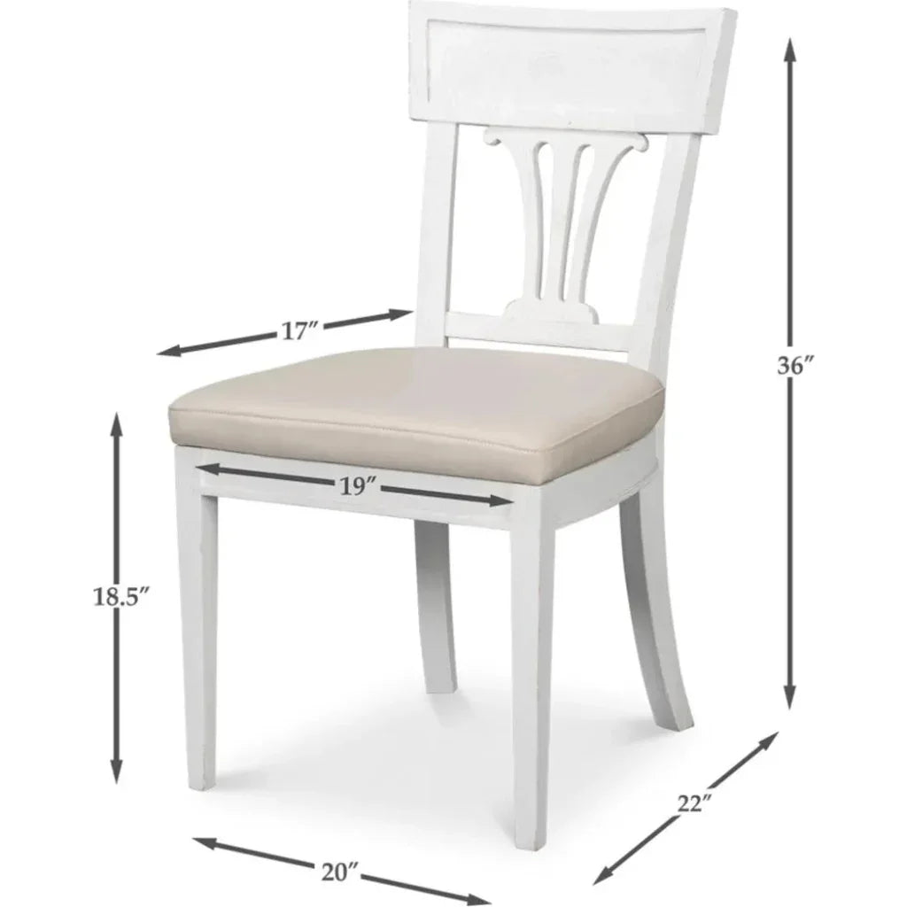 Bondi Bungalow Timeless Style Dining Chair 2PC - LOOMLAN - Sarreid - Dining Chairs