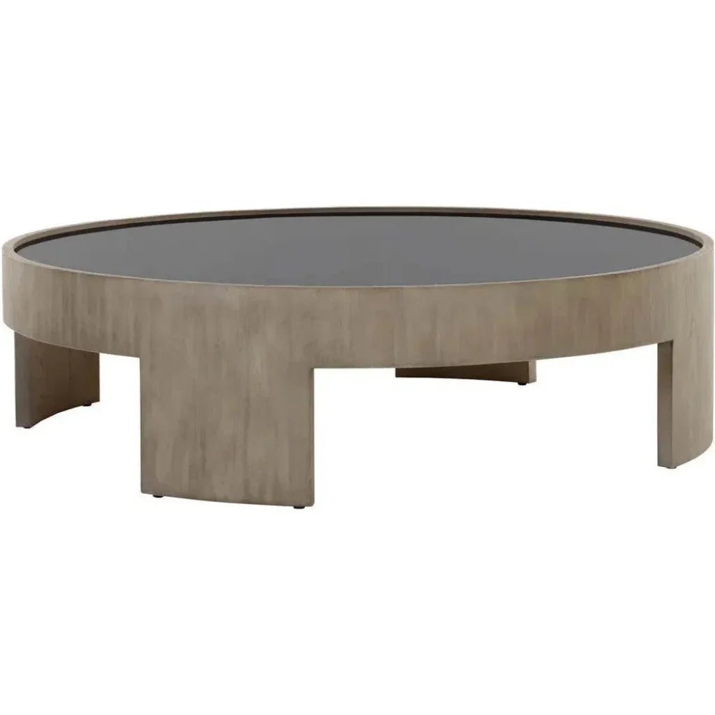 SUNPAN Brunetto Wooden Large Round Coffee Table