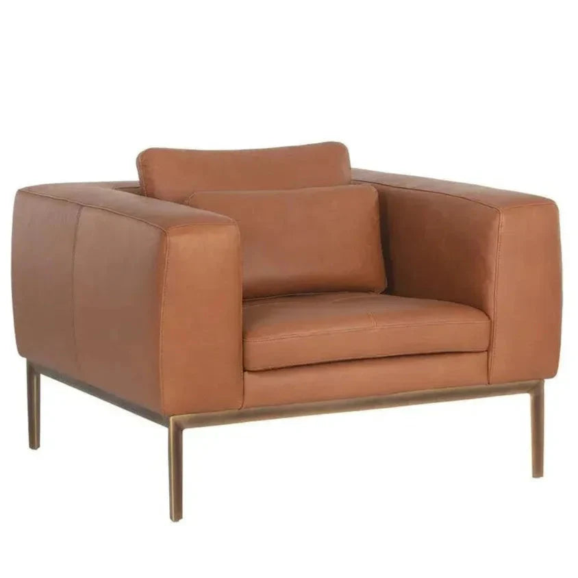 SUNPAN Burr Leather Armchair