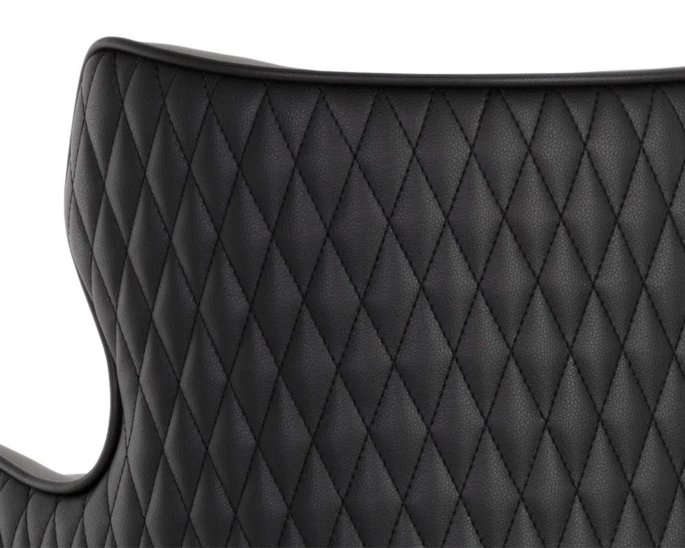 SUNPAN Gianni Leather Counter Stool