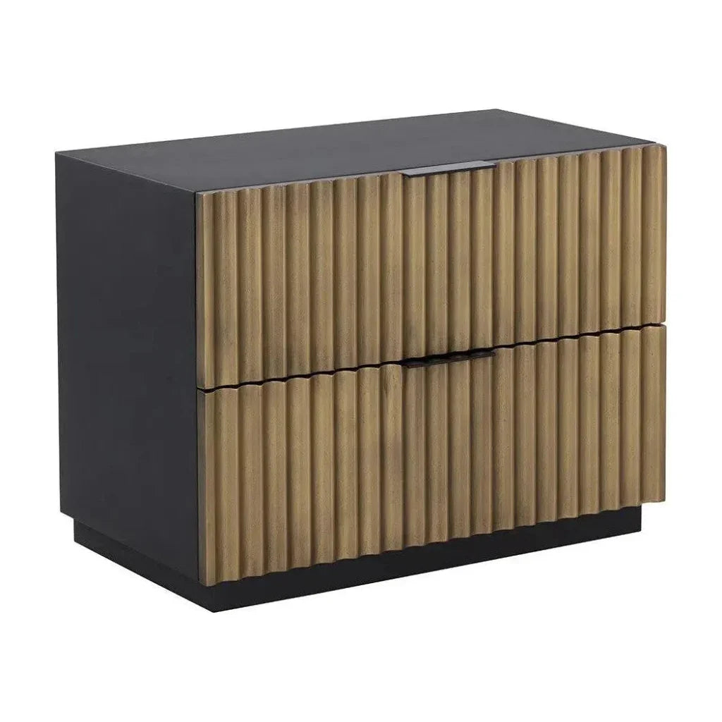 Carlin Wooden Bold Nightstand