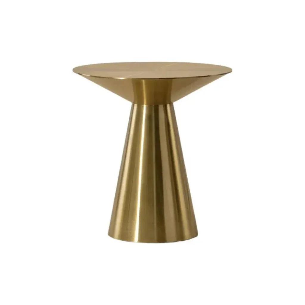 SUNPAN Carmel Stainless Steel Round End Table