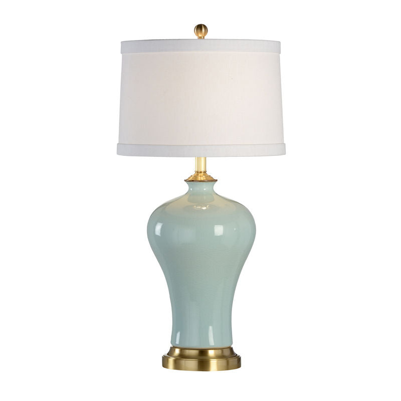 Viceroy Transitional Mint Glazed Ceramic Table Lamp
