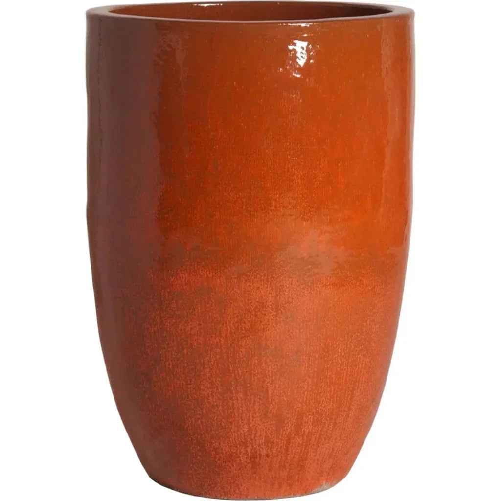 Ceramic Round Tall Planter