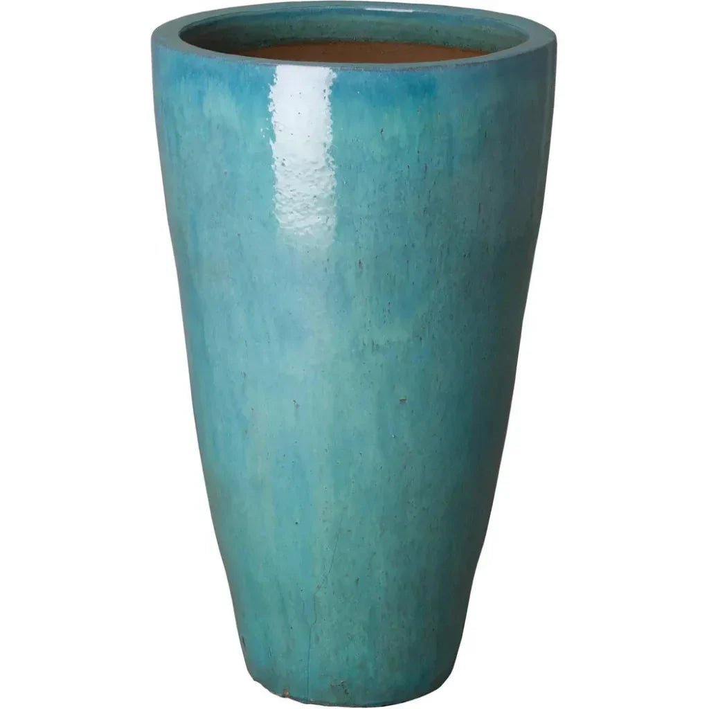 Ceramic Tall Round Planter
