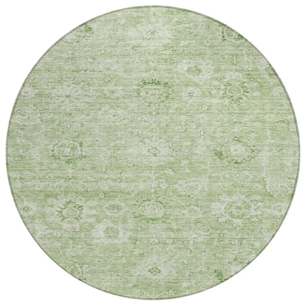 LOOMLAN Rugs Chroma Green Washable Indoor-Outdoor Rug