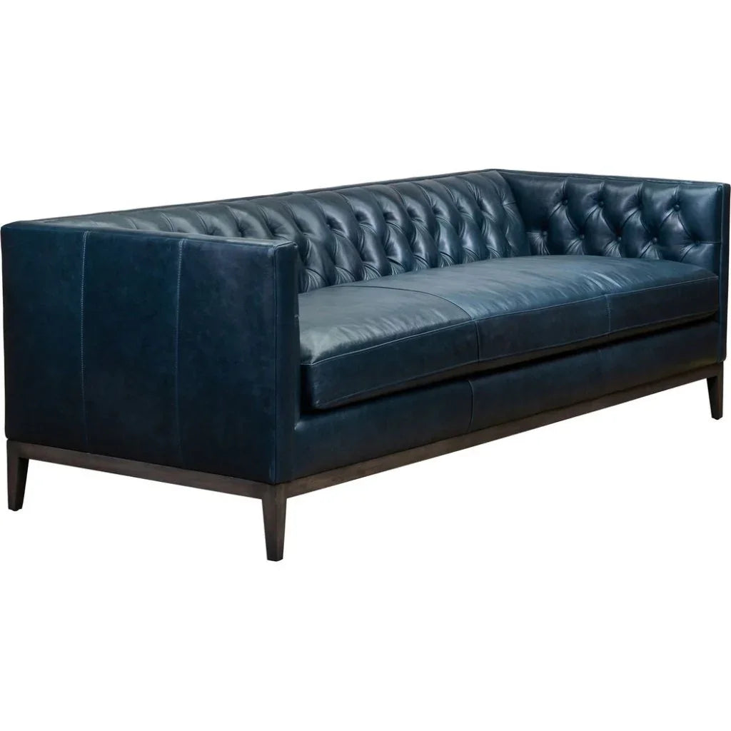 Clara Elegant Style Leather Sofa