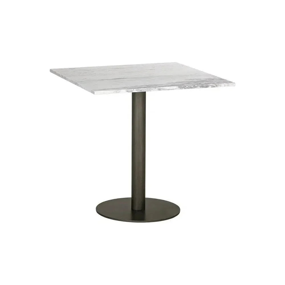 Claudia Marble Top Square Bistro Table