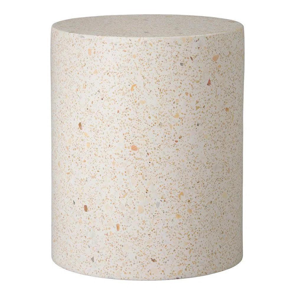 Cylinder 18 in.Terrazzo Garden Stool