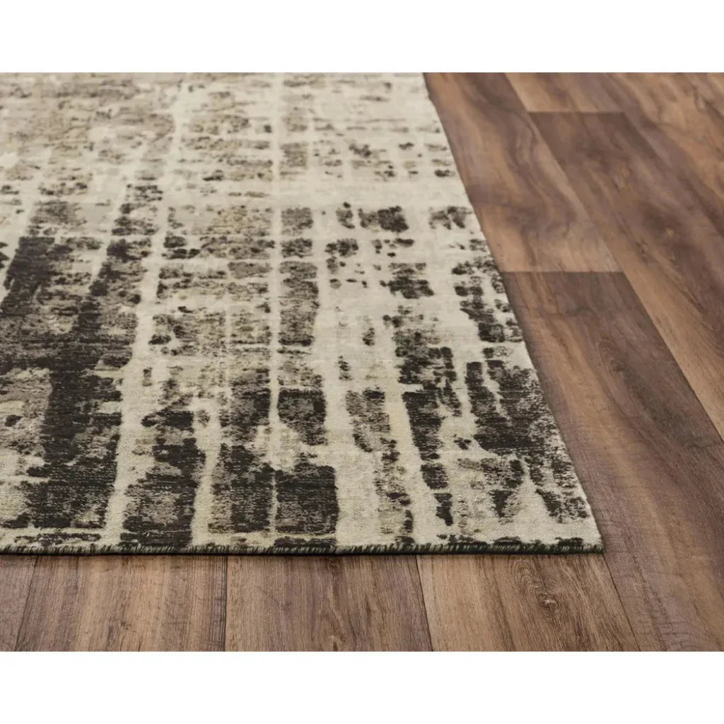 Dhan Abstract Green Large Area Rugs For Living Room - LOOMLAN - LOOMLAN - Area Rugs