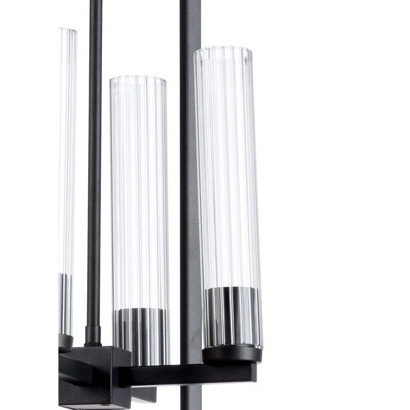 Dexter Iron And Glass Made Chandelier