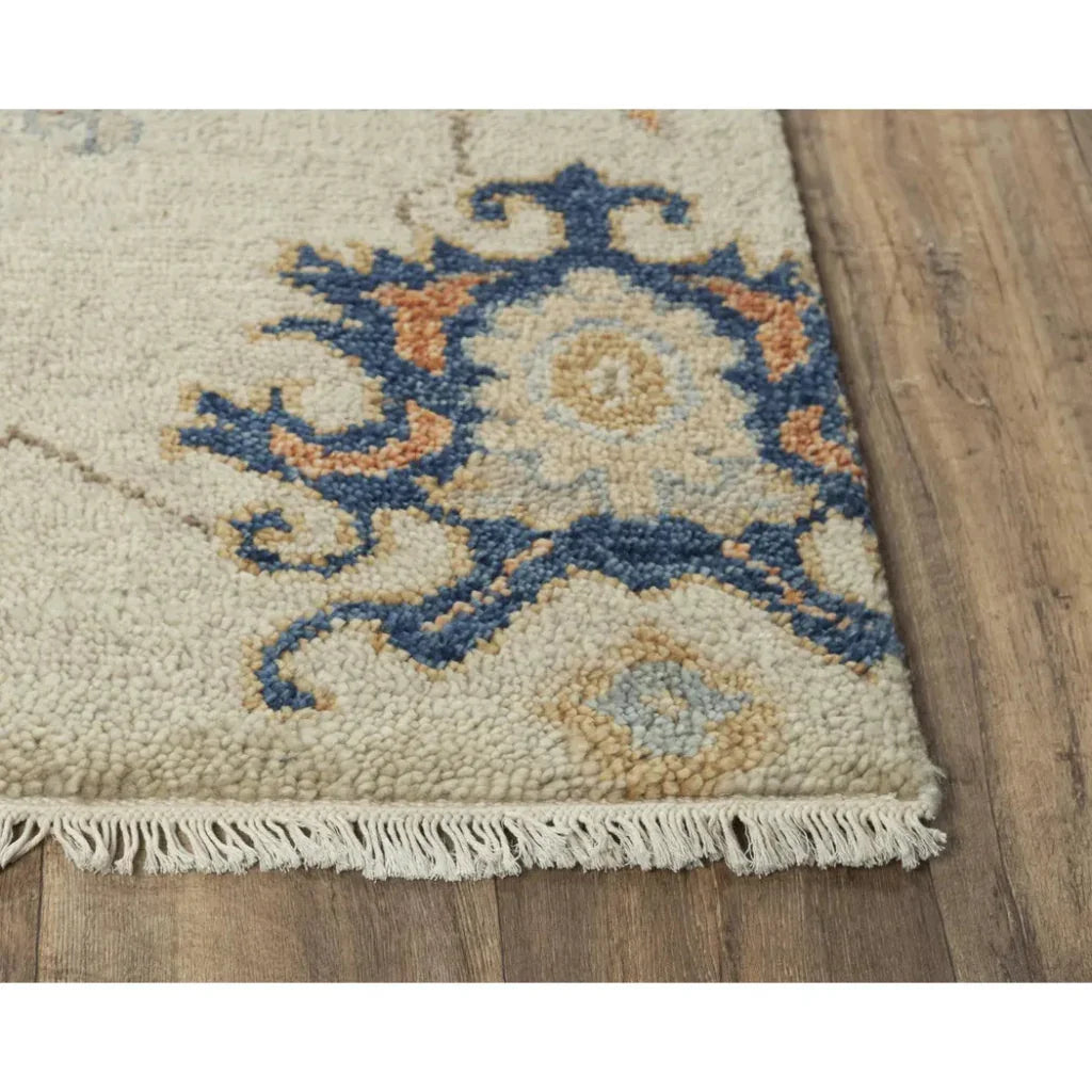 Coir Floral Beige Large Area Rugs For Living Room - LOOMLAN - LOOMLAN - Area Rugs