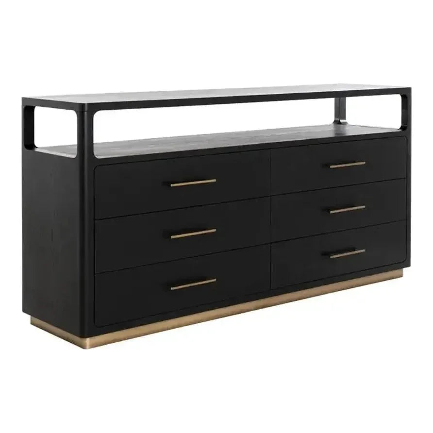 SUNPAN Danette Solid Wood Dresser