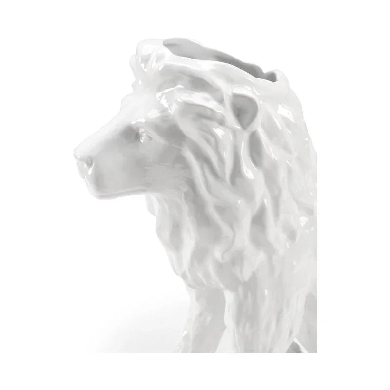 Daniel White Glazed Ceramic Planter - LOOMLAN - Wildwood - Planters