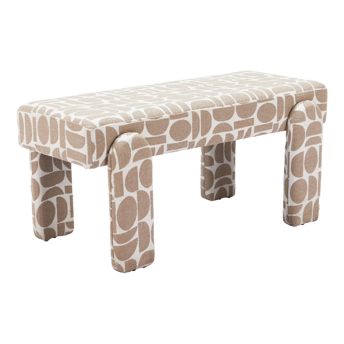 Zuo Modern Blato Wood Gray Bench