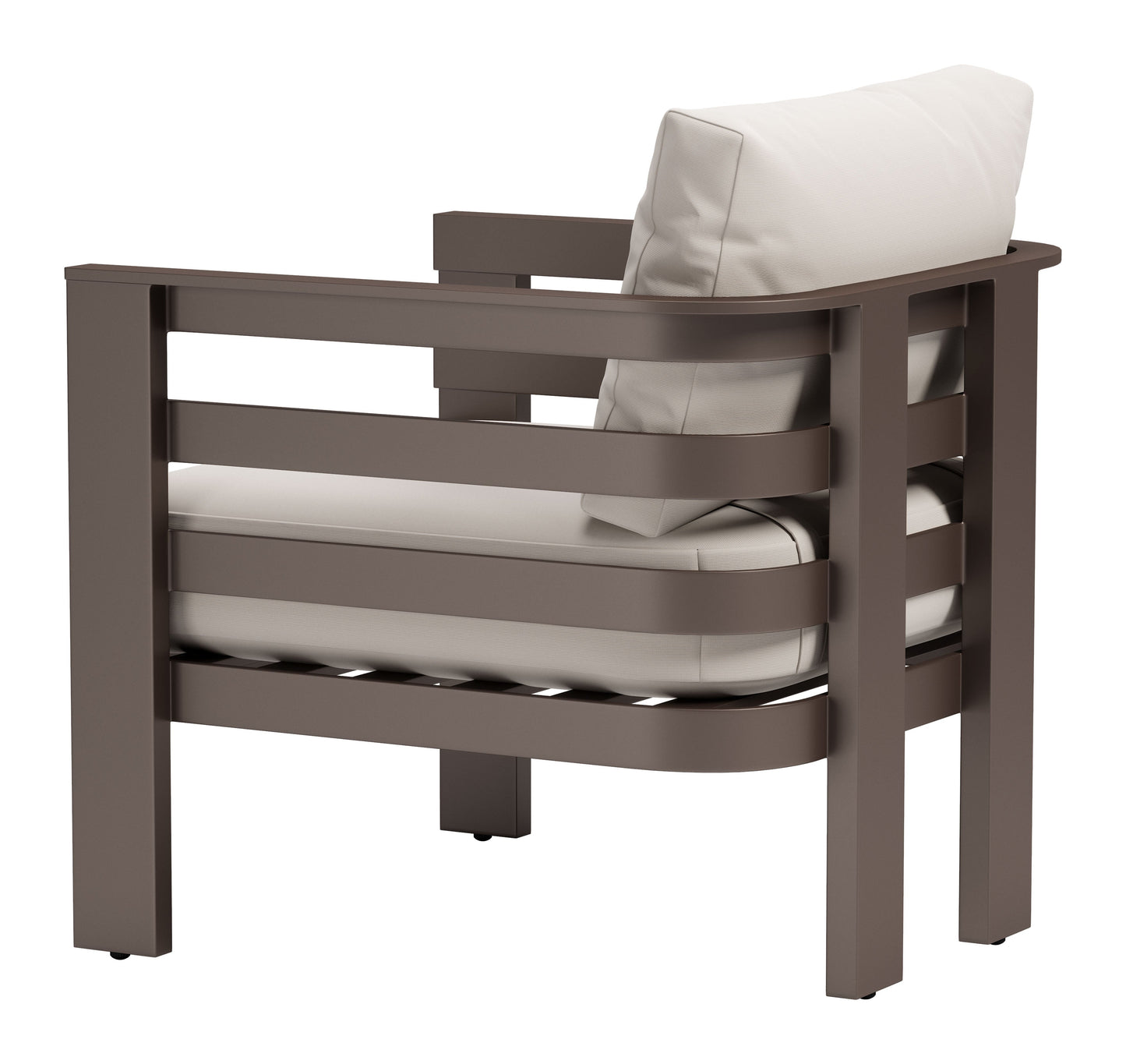 Zuo Modern Bal Harbor White Arm Chair