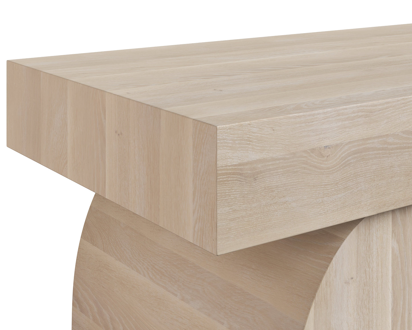 Cadence Bench Solid Light Wash Finish