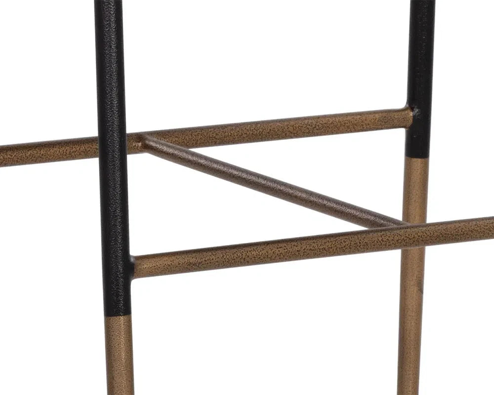 SUNPAN Brenan Faux Leather Barstool