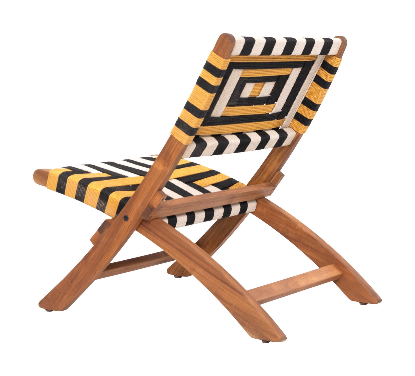 Zuo Modern Sunbeam Wood Multicolor Lounge Chair