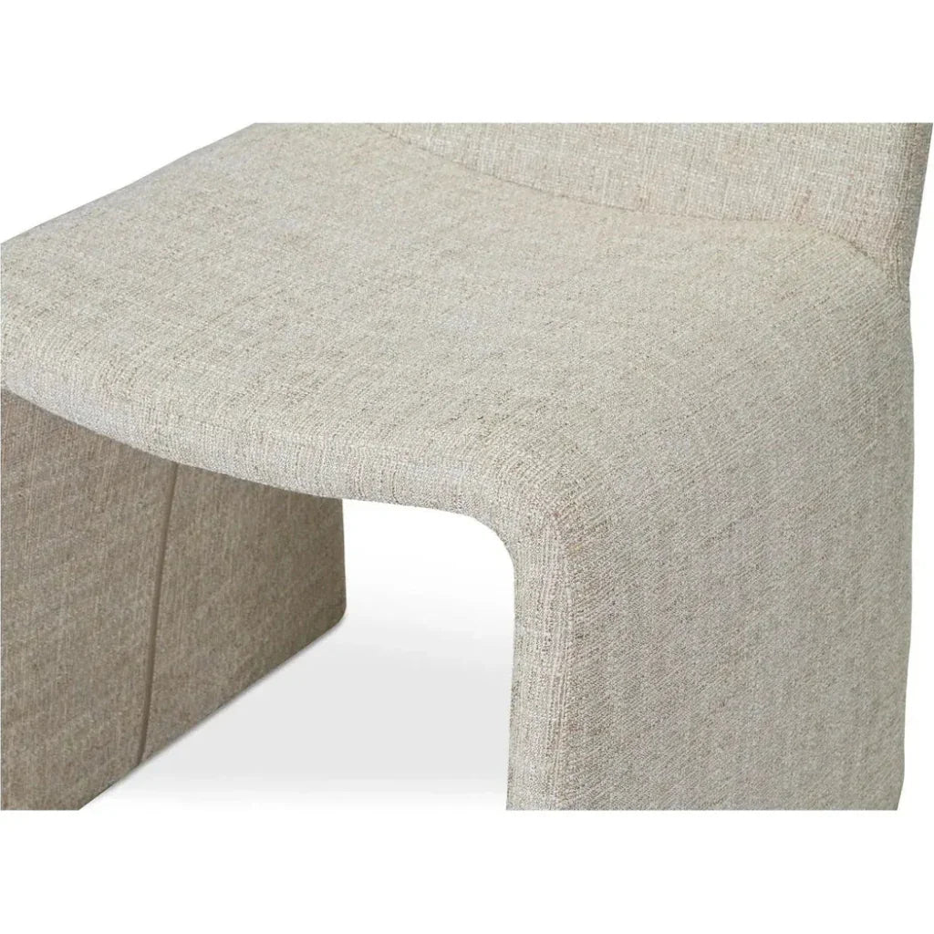 Moe's Home Ella Performance Fabric Armless Dining Chair