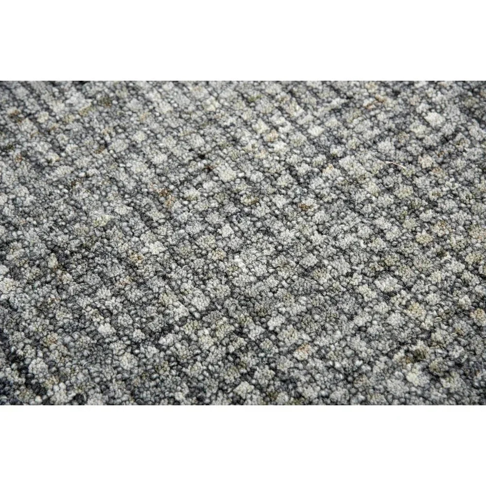 LOOMLAN Doig Tweed Dark Gray Large Area Rugs