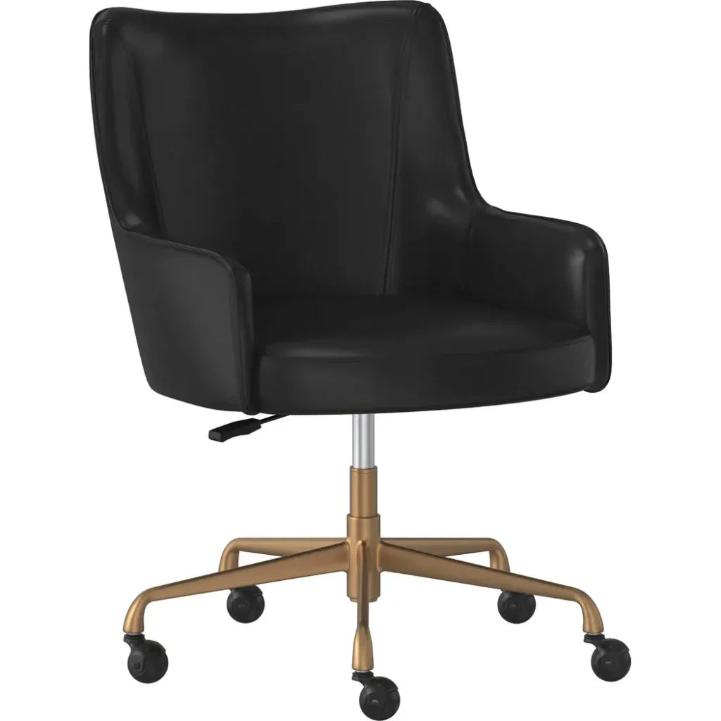 SUNPAN Franklin Leather Modern Office Chair