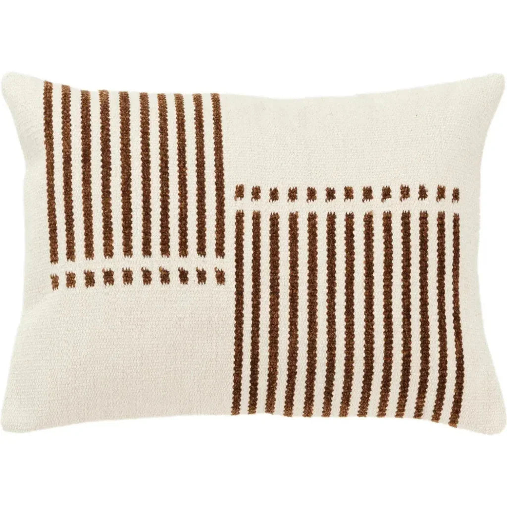 LOOMLAN Gia Striped Decorative Lumbar Pillow For Chair