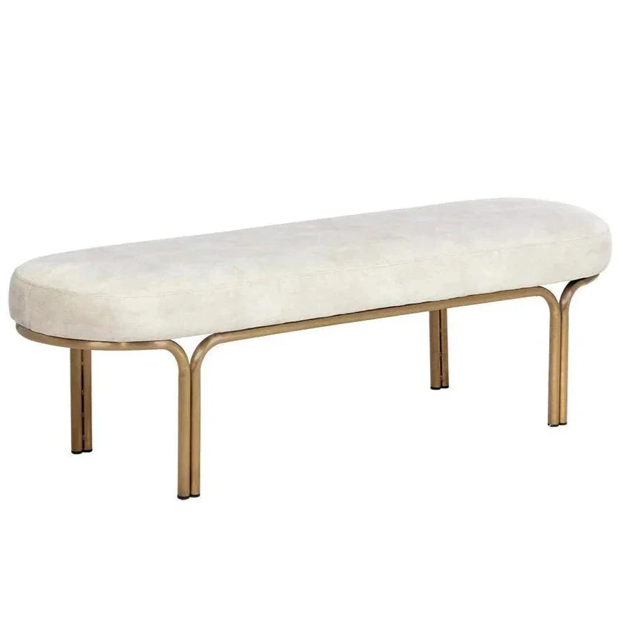 SUNPAN Gwen Fabric Backless Bench