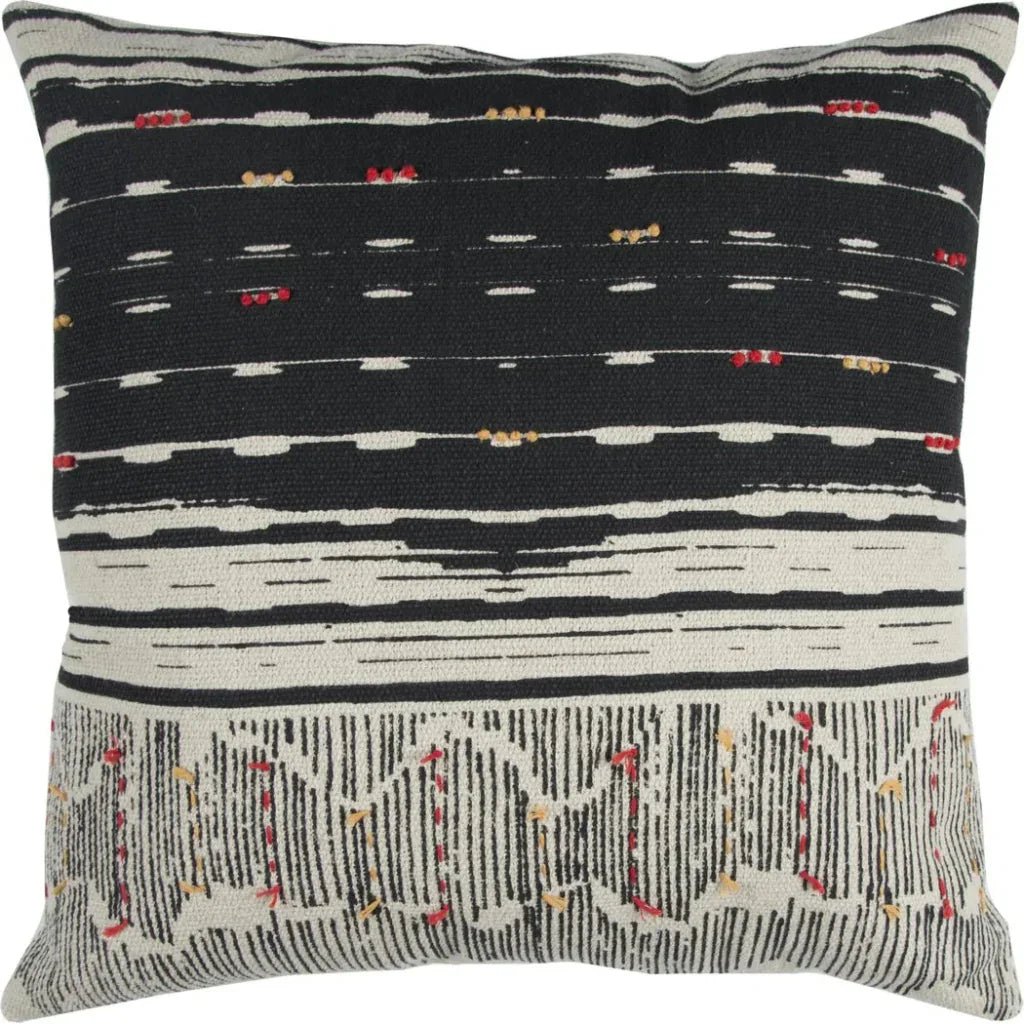 Ika Striped Boho Trow Pillow Down Insert