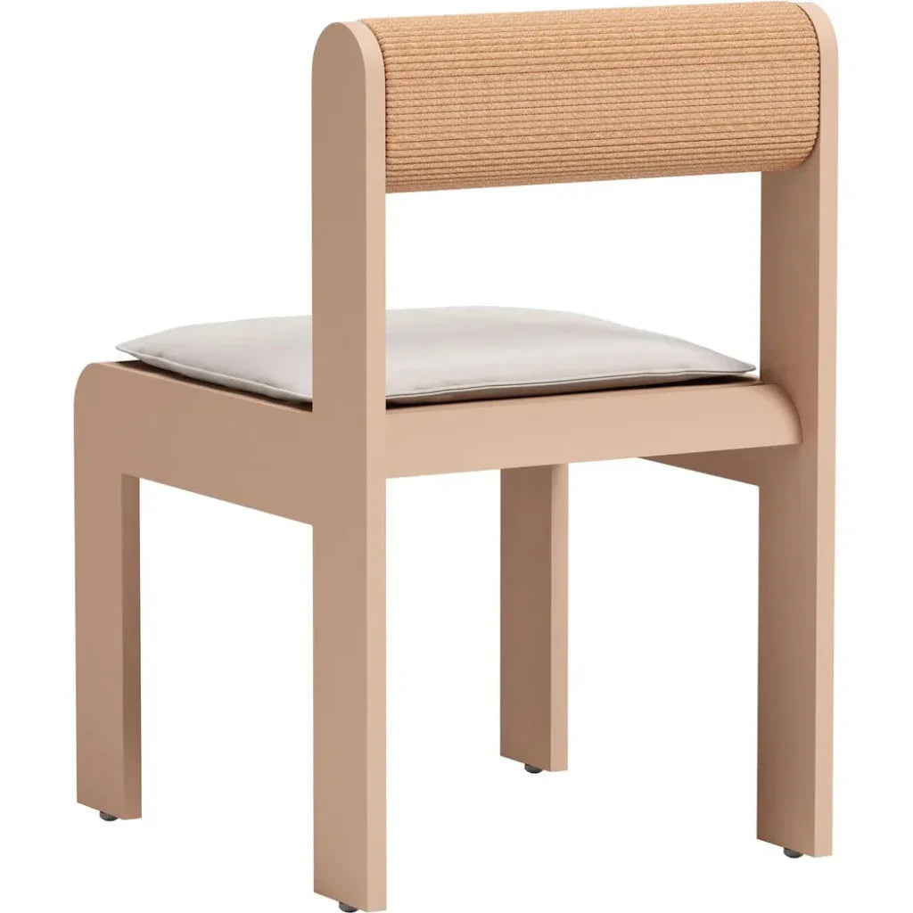 Zuo Modern Island Aluminum Brown Dining Chair 2PC