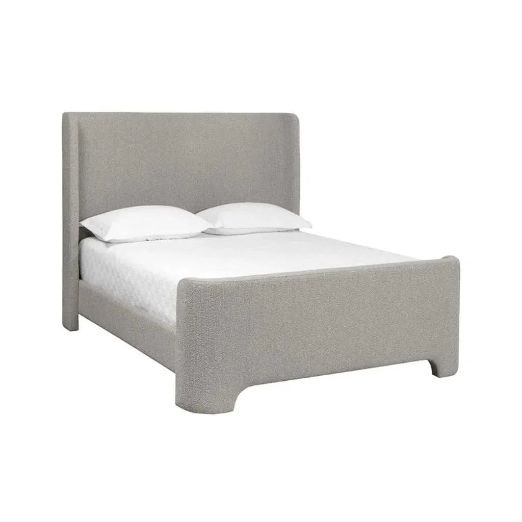 SUNPAN Ives Velvet Performance Fabric Bed Frame