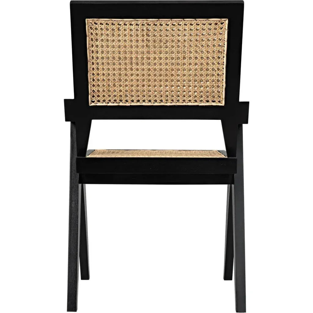 Noir Jude Solid Wooden Armchair