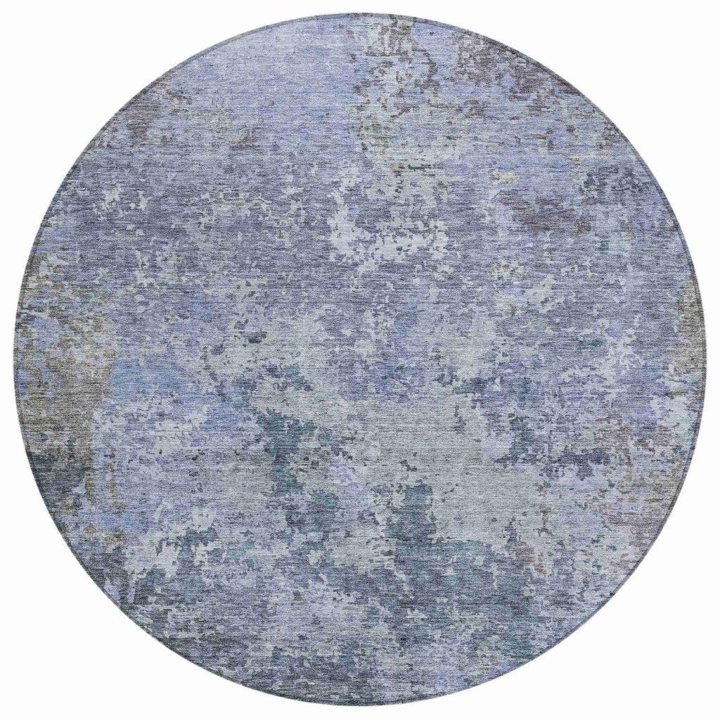 LOOMLAN Rugs Kairi Blue Washable Indoor-Outdoor Rug