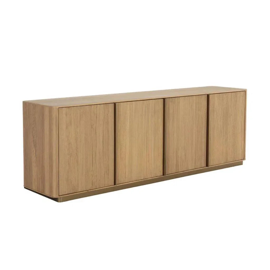 SUNPAN Kalla Wooden Steel Sideboard