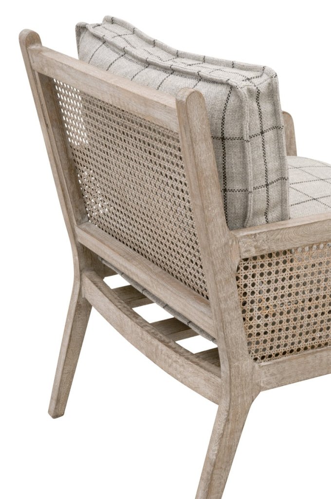 Leone Grey Fabric Club Chair - LOOMLAN - Essentials For Living - Club Chairs