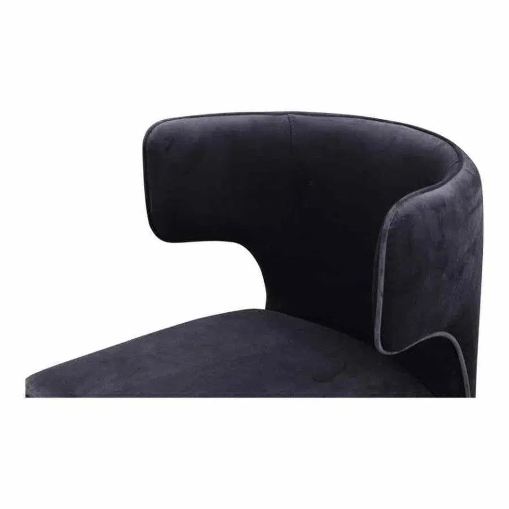 Moe's Home Jennaya Performance Fabric Art Deco Dining Chair
