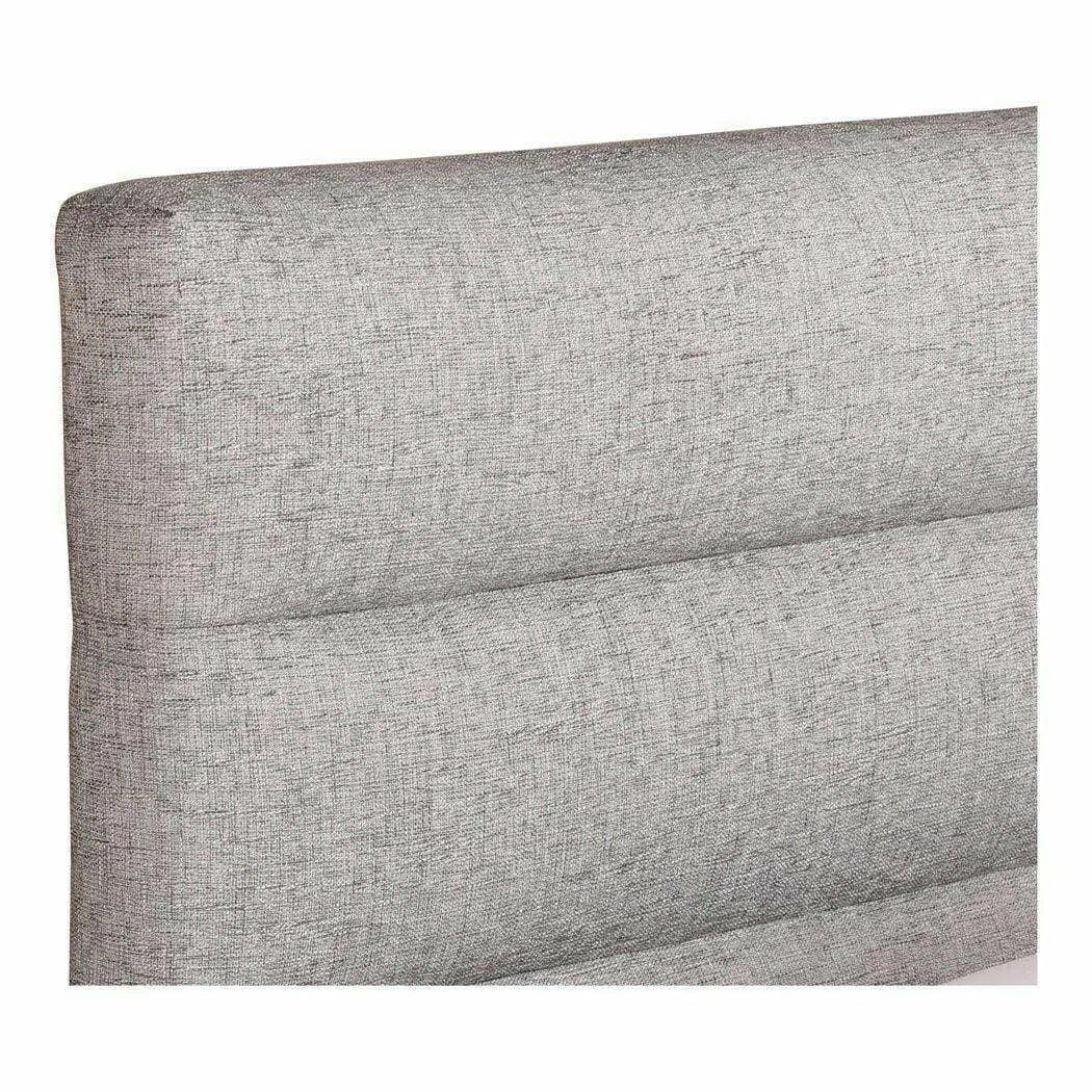 Takio Performance Fabric Light Grey Bed
