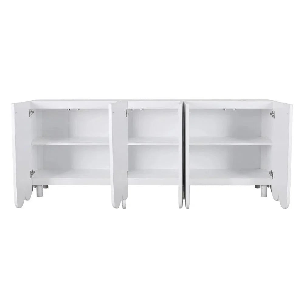 Artesia Adelia White Sideboard Solid Wood