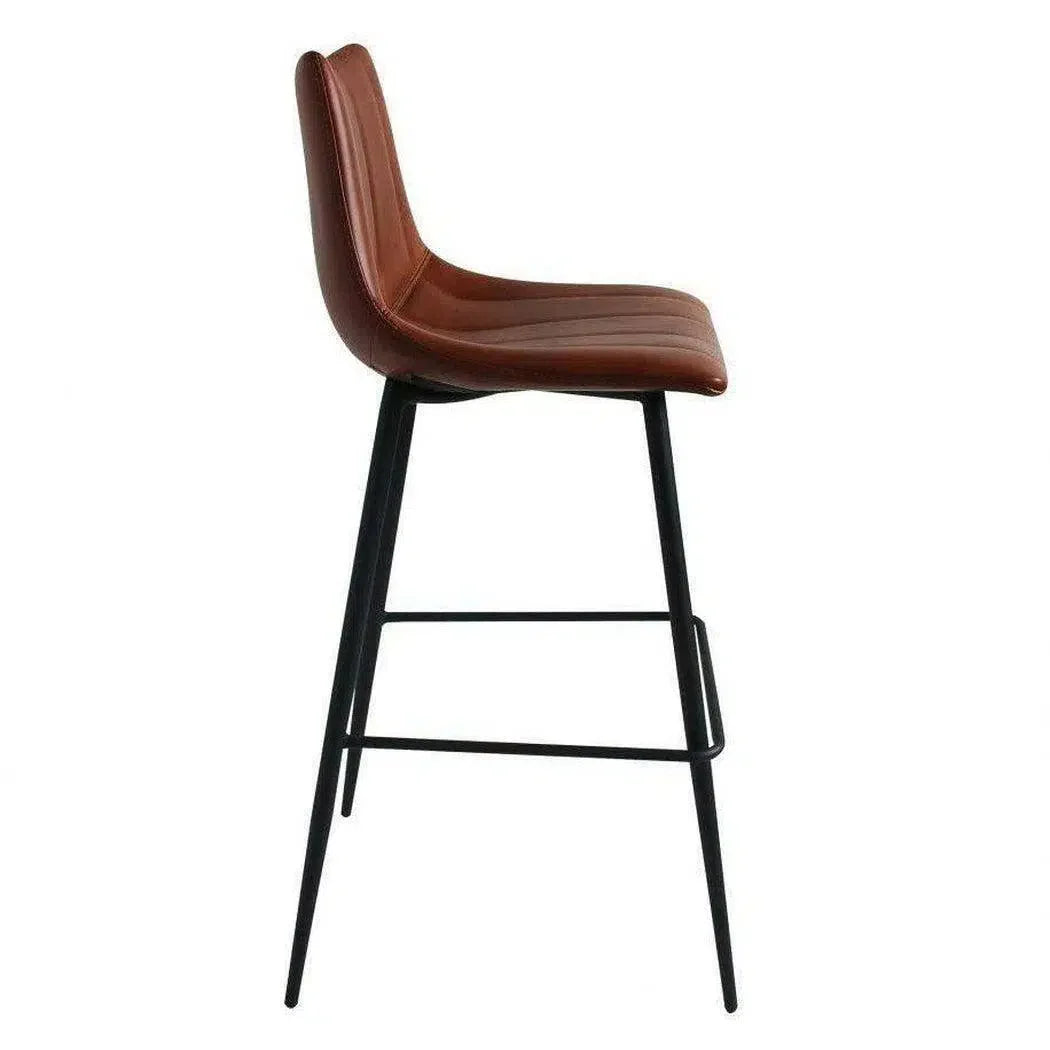 Moe's Home Alibi Brown Barstool (Set of 2)