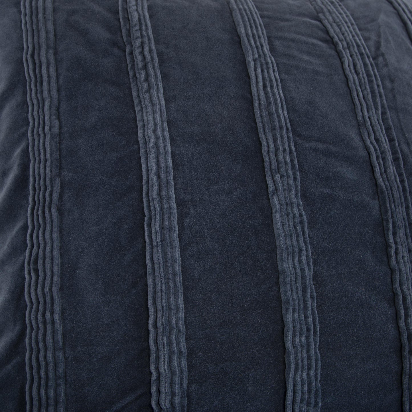 LOOMLAN Ankor Solid Blue Throw Pillow Down Insert