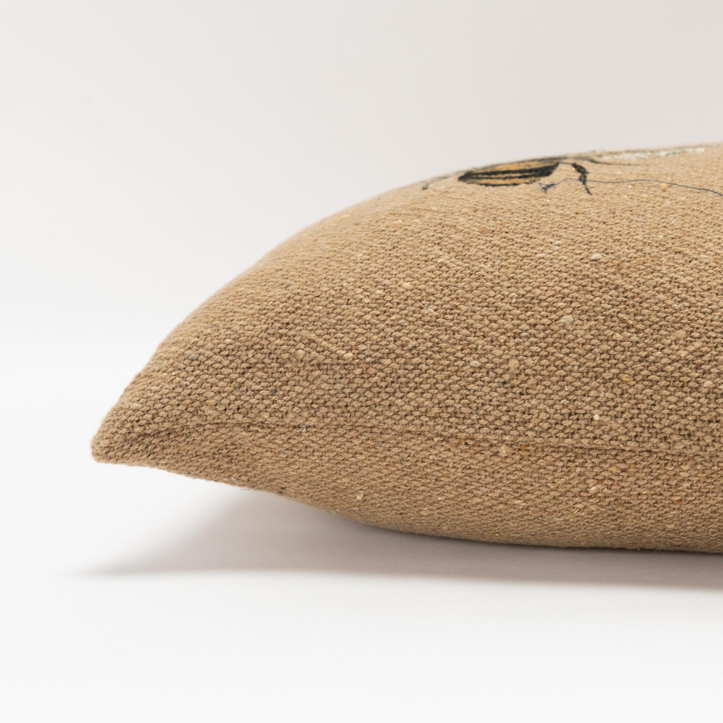 LOOMLAN Bee Brown Lumbar Pillow With Insert
