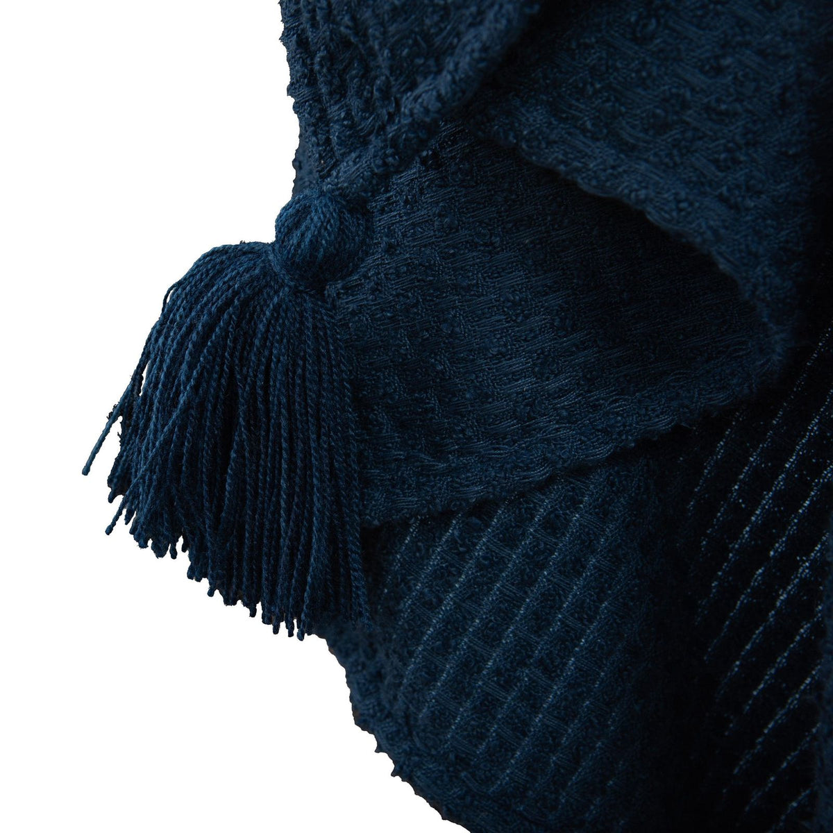 LOOMLAN Dark Blue Outdoor Throw Blanket