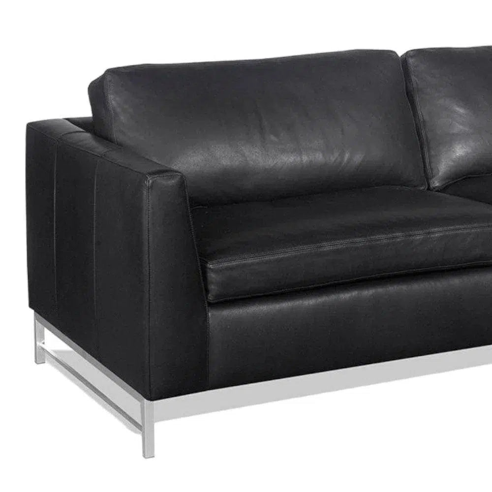Uptown Sebastian Desert Custom Oasis - Find Serenity on Leather Couch