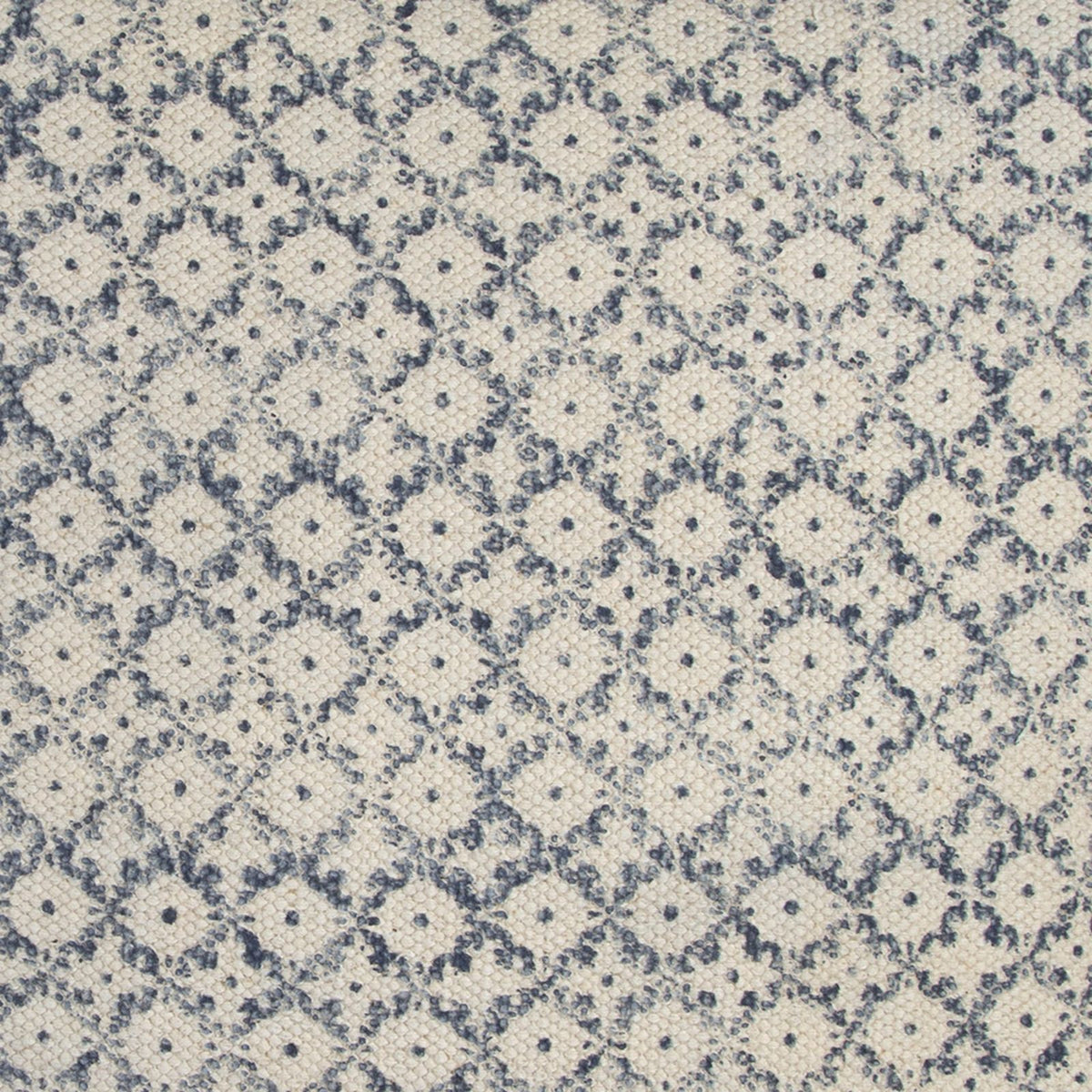 LOOMLAN Ditsy Blue Throw Pillow With Down Insert