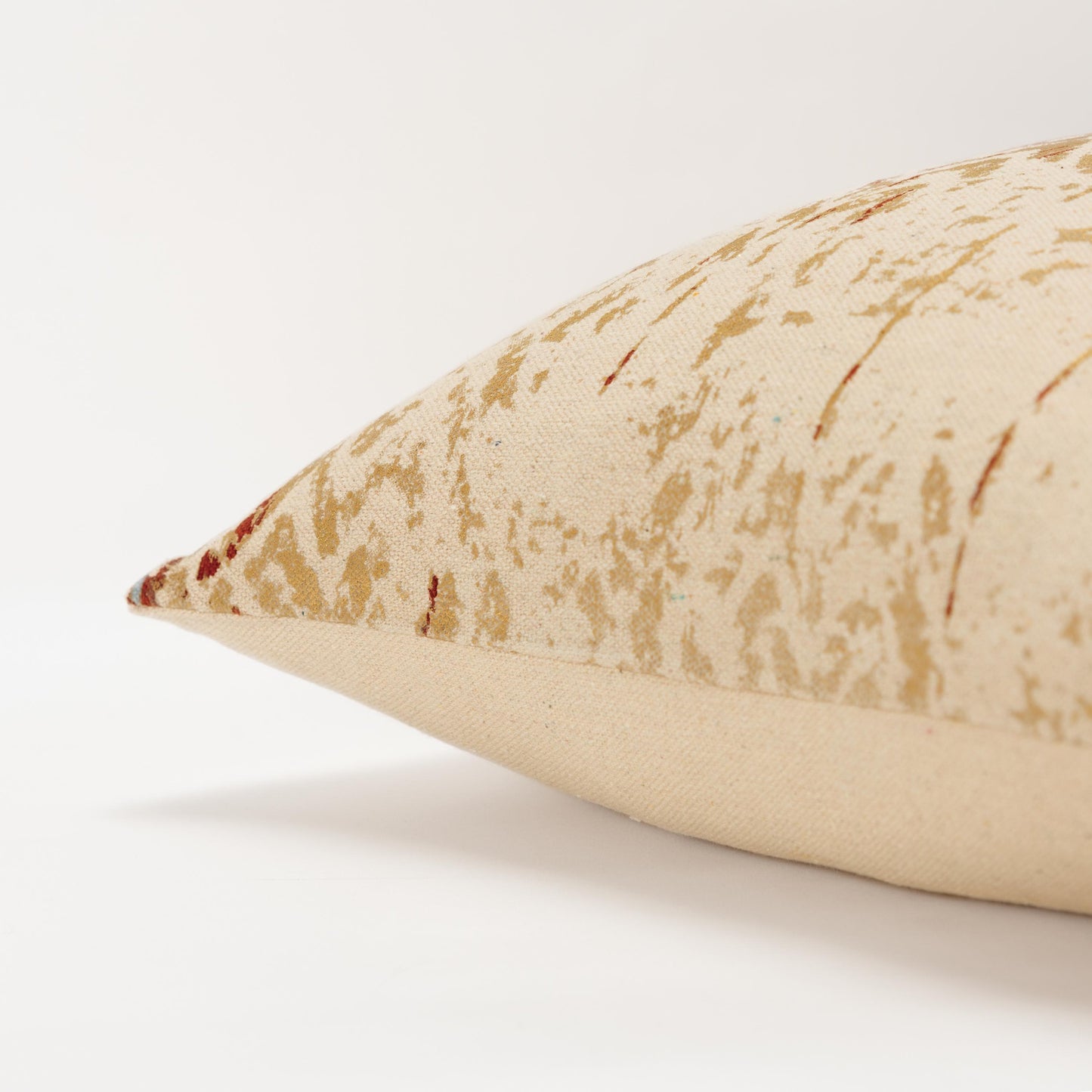 LOOMLAN Faida Gold Throw Pillow With Down Insert