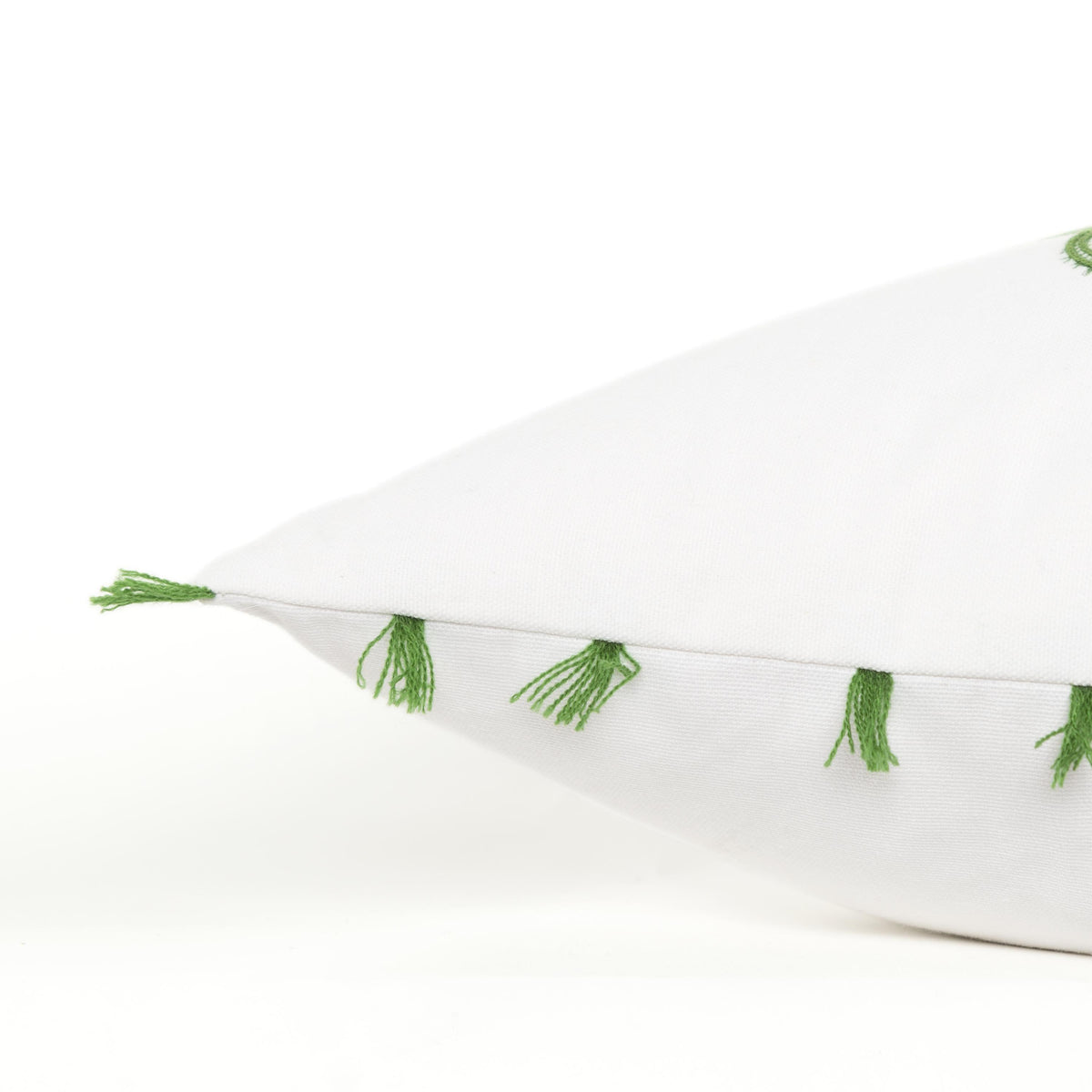 LOOMLAN Green Sean Words Decorative Couch Pillows Down Insert