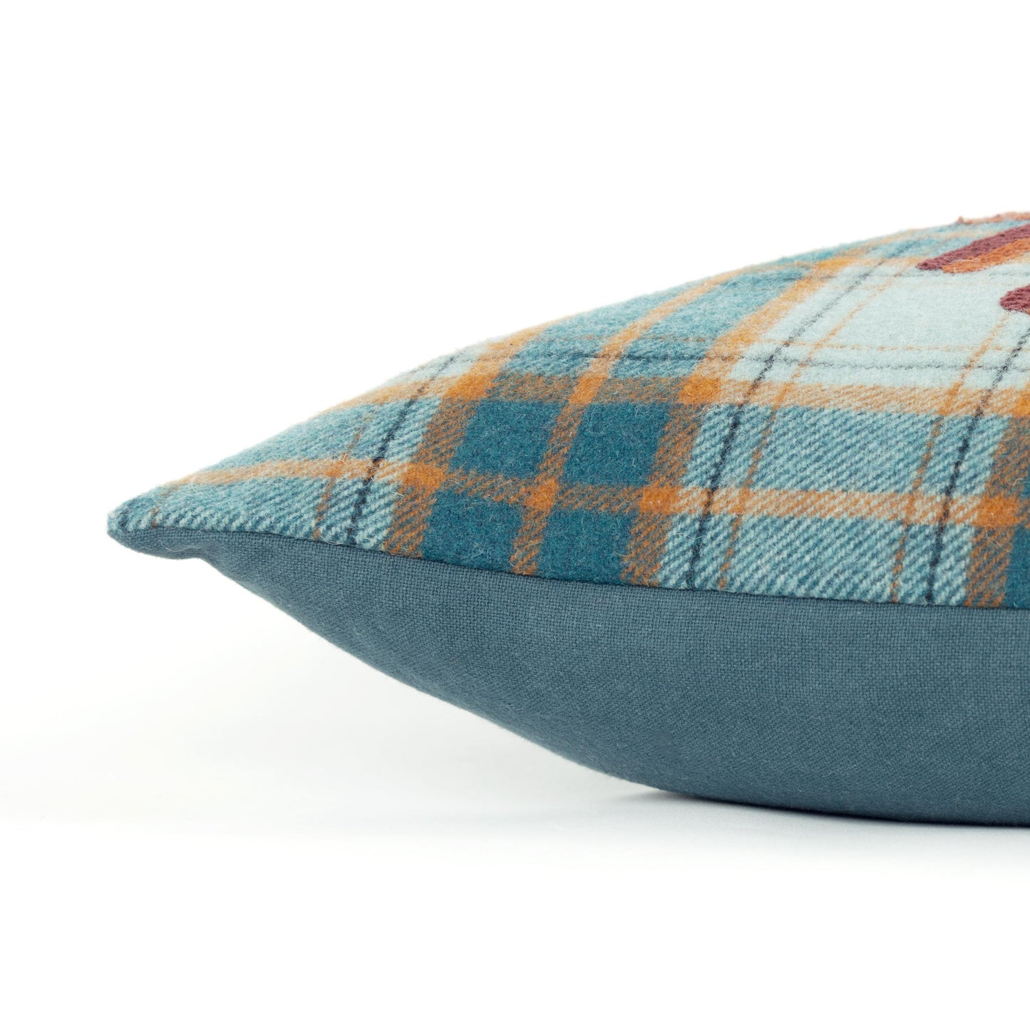 LOOMLAN Harvest Teal Lumbar Pillow With Insert