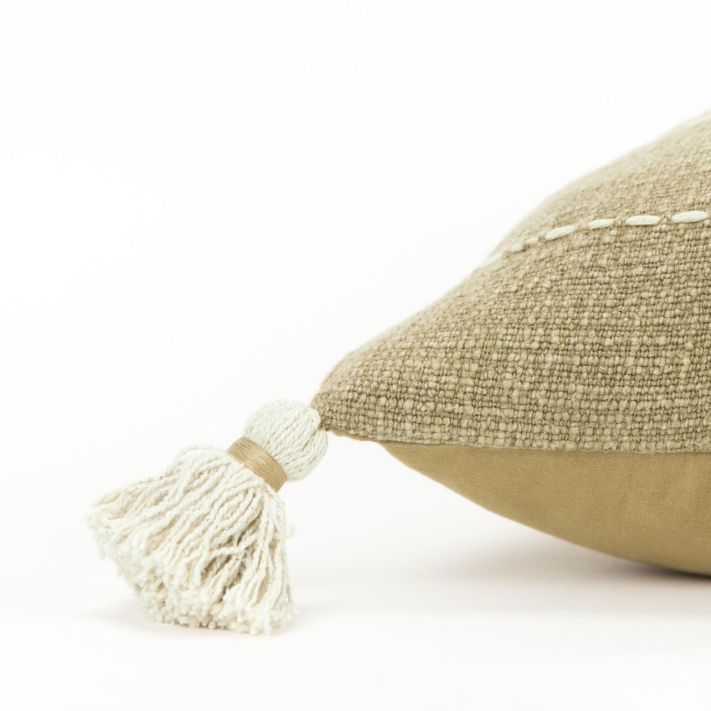 LOOMLAN Jackie Hieroglyphics Khaki Pillow Insert