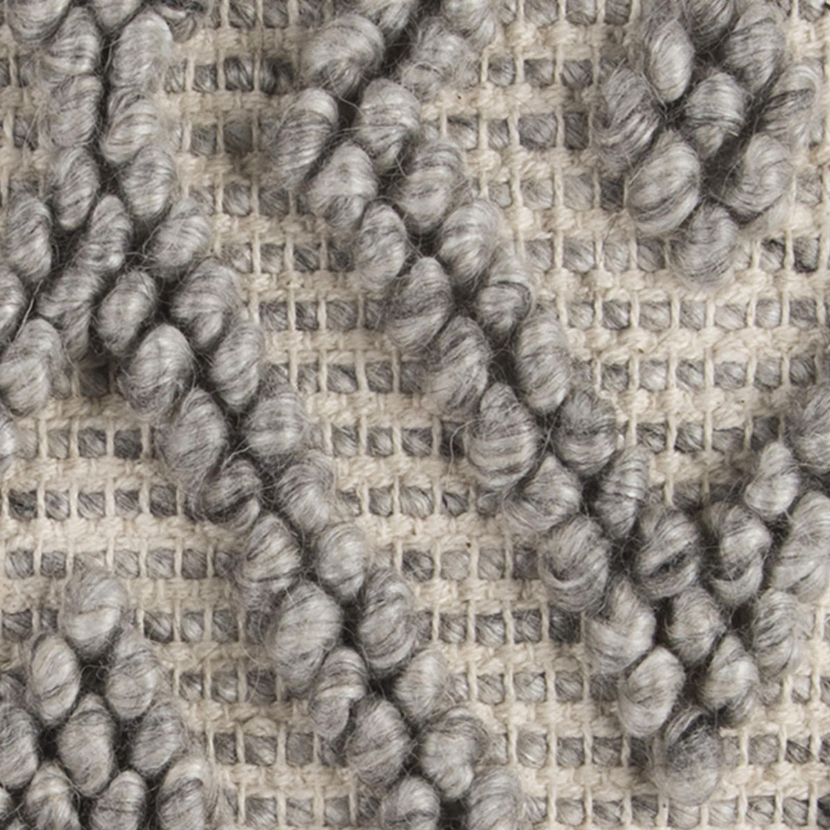 LOOMLAN Jin Diamond Gray Throw Pillow Down Insert